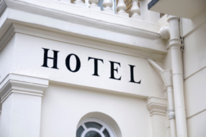 photo d'une facade d'un hotel