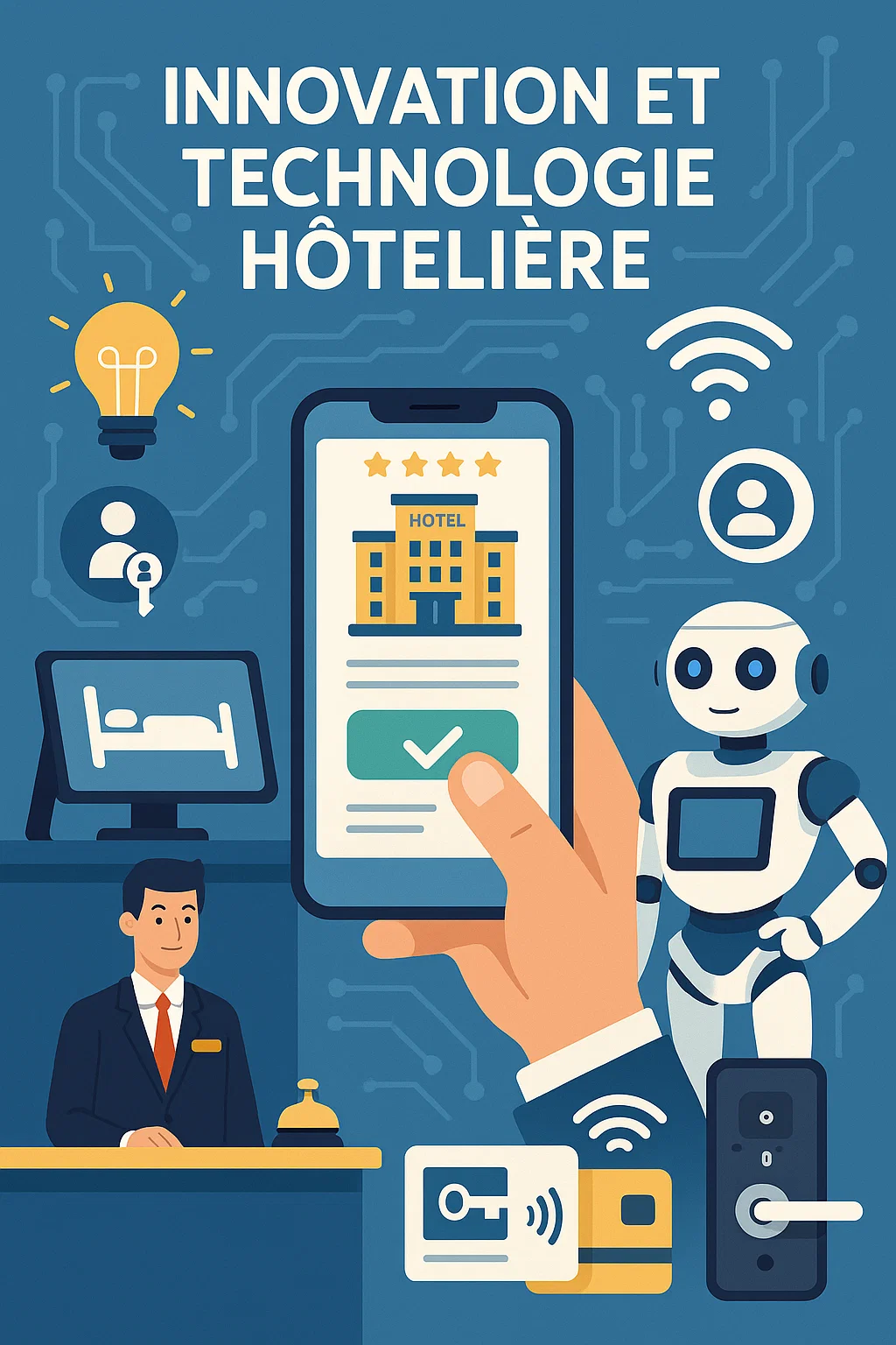 Innovation et technologie hôtelière : robot, application mobile et outils numériques pour moderniser l’expérience client