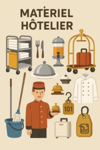 Technologie et matériel hôtelier : équipements de réception, restauration et entretien dans l’hôtellerie